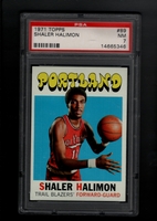 1971 Topps #089 Shaler Halimon PSA 7 NM PORTLAND TRAIL BLAZERS LOW POP